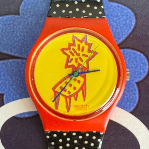 Swatch watch DOTCHAIR GR115 1993 Standard Gents New Old stock - Picture 1 of 4